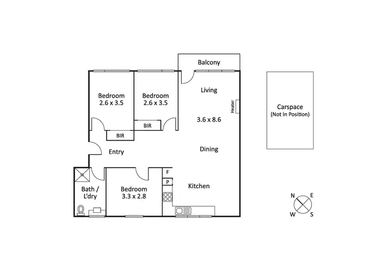 Floorplan of Homely apartment listing, 4/1 Rothesay Avenue, Elwood VIC 3184
