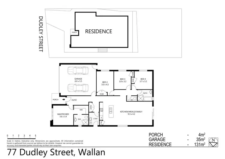 Floorplan of Homely house listing, 77 Dudley Street, Wallan VIC 3756