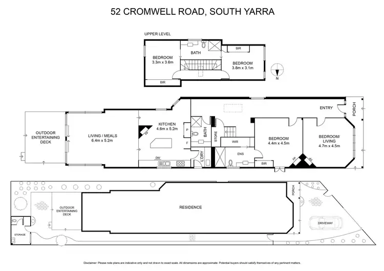 Floorplan of Homely house listing, 52 Cromwell Road, South Yarra VIC 3141