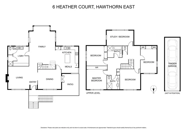 Floorplan of Homely house listing, 6 Heather Court, Hawthorn East VIC 3123