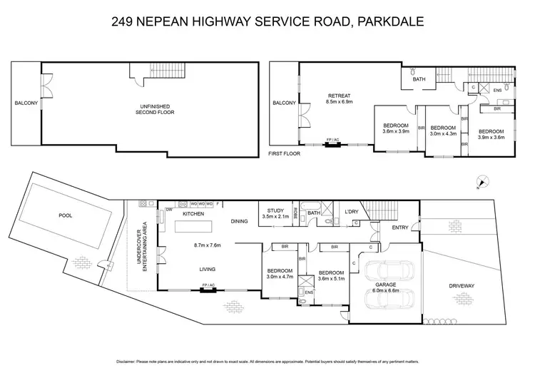 Floorplan of Homely house listing, 249a Nepean  Highway, Parkdale VIC 3195