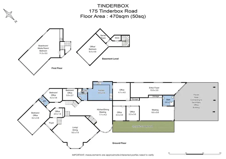 Floorplan of Homely house listing, 175 Tinderbox Road, Tinderbox TAS 7054