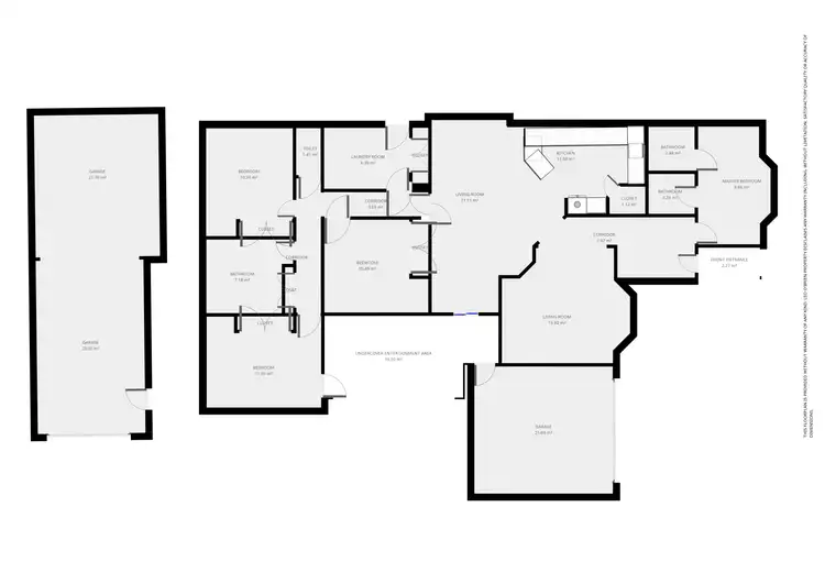 Floorplan of Homely house listing, 1 Spoonbill Place, Sale VIC 3850