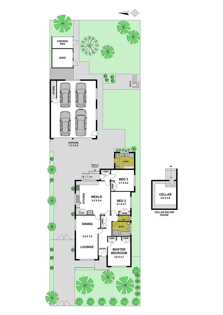 Floorplan of Homely house listing, 44 Newcastle Street, Preston VIC 3072