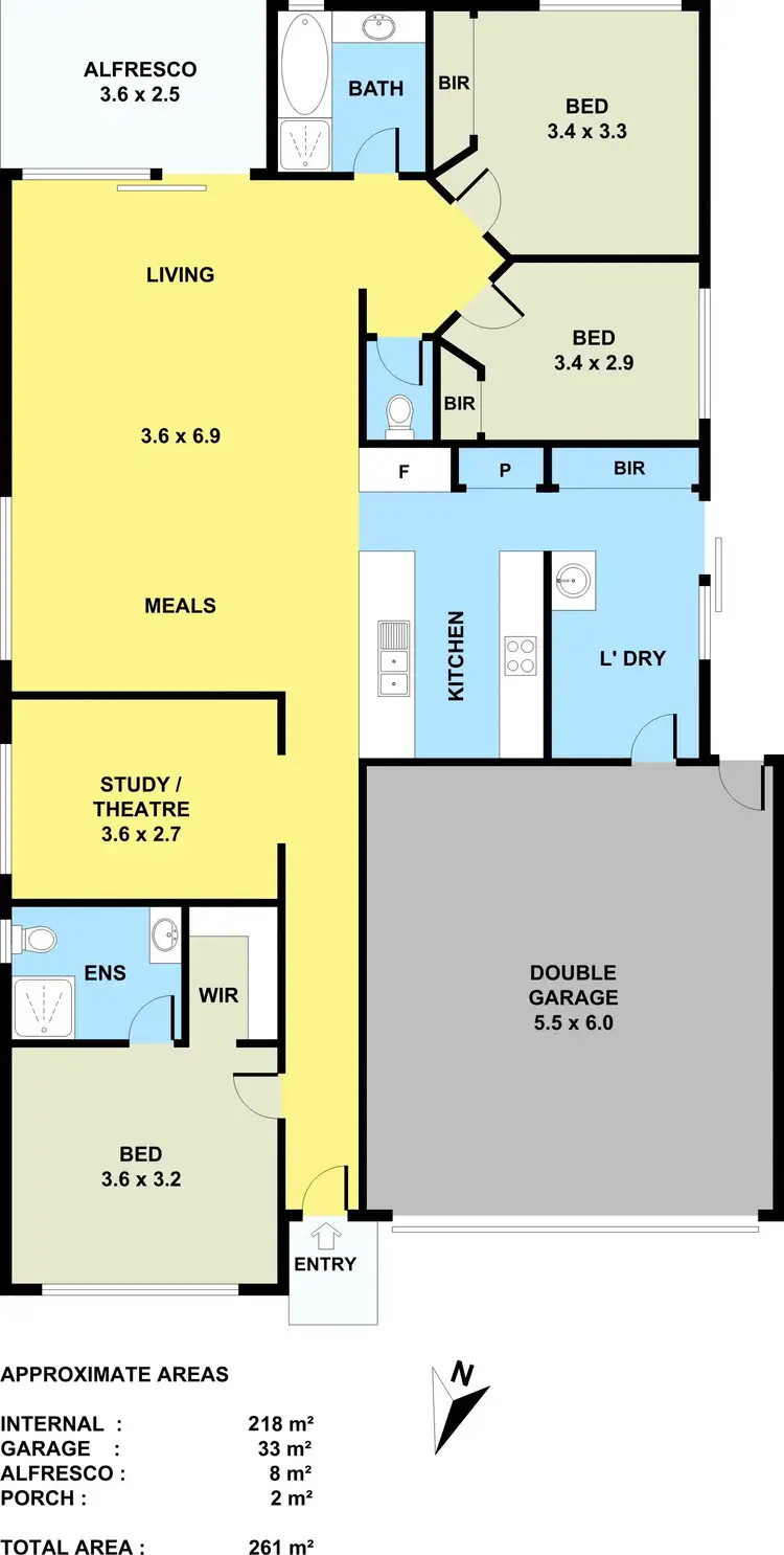 Floorplan of Homely house listing, 3 Langdon Court, Cranbourne West VIC 3977
