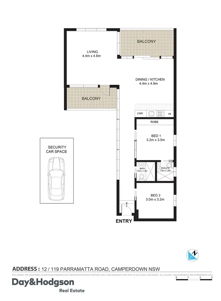 Floorplan of Homely apartment listing, Apt 12/119-125 Parramatta Road, Camperdown NSW 2050