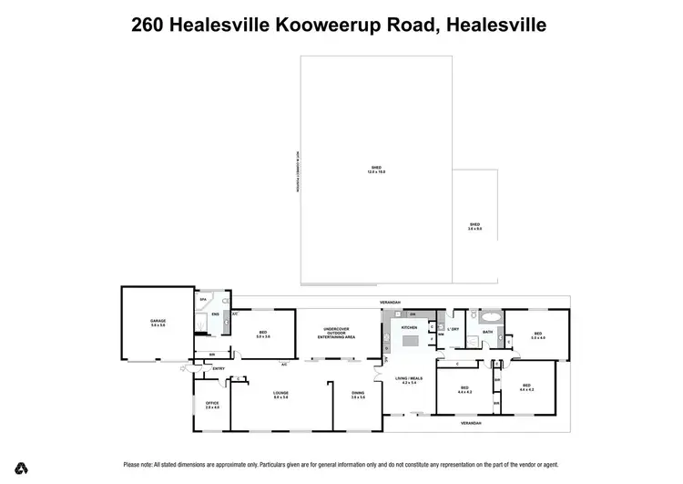Floorplan of Homely rural property listing, 260 Healesville - Koo Wee Rup Road, Healesville VIC 3777