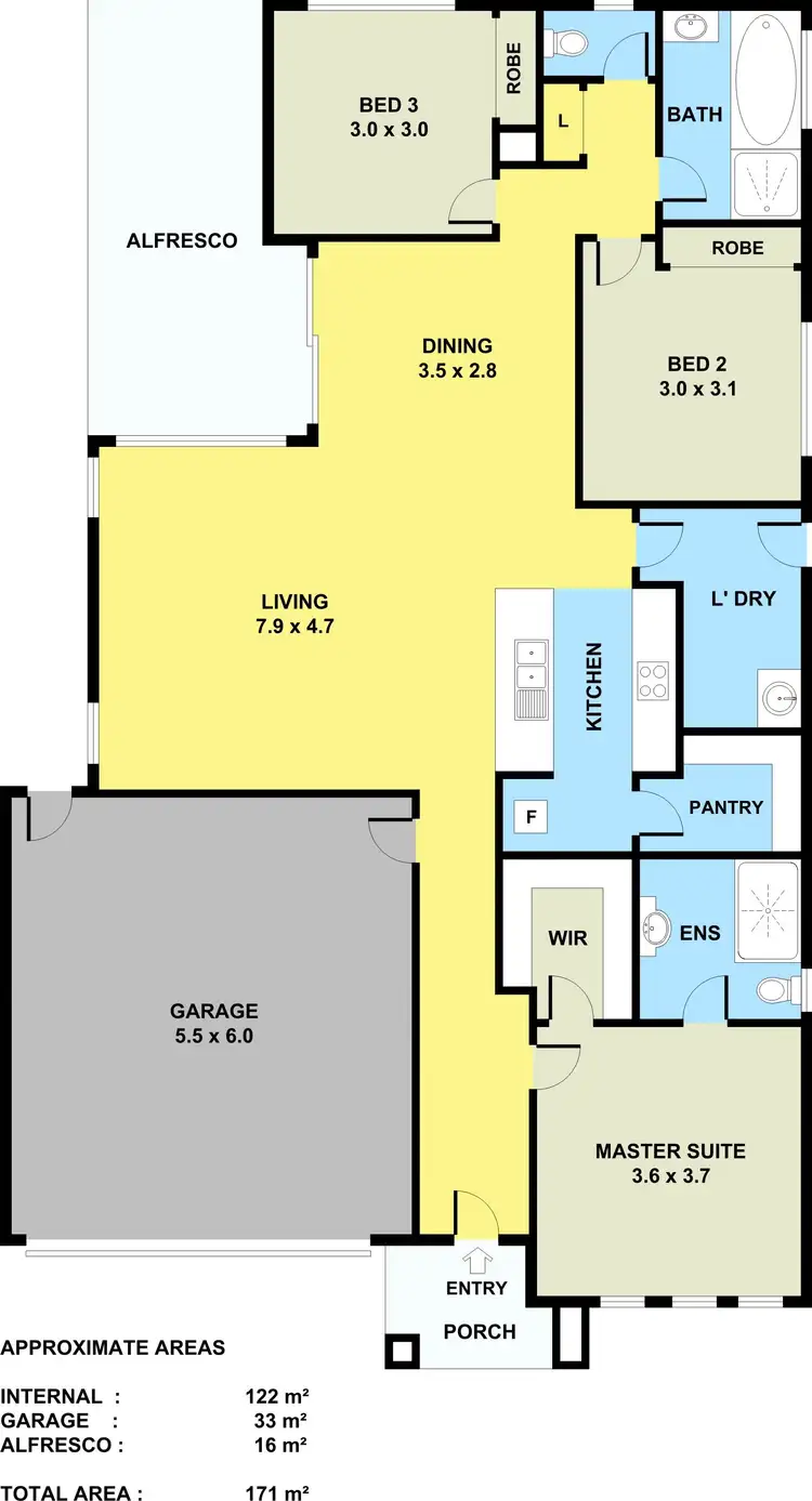 Floorplan of Homely house listing, 22 Bacchus  Road, Cranbourne West VIC 3977