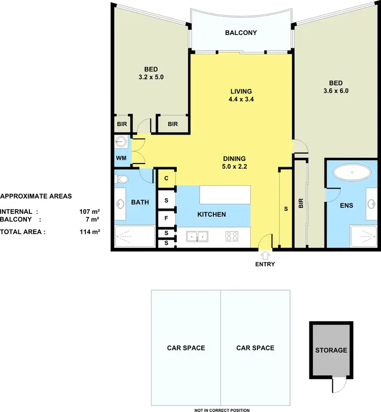 Floorplan of Homely apartment listing, 604/576-578 St Kilda Road, Melbourne VIC 3004