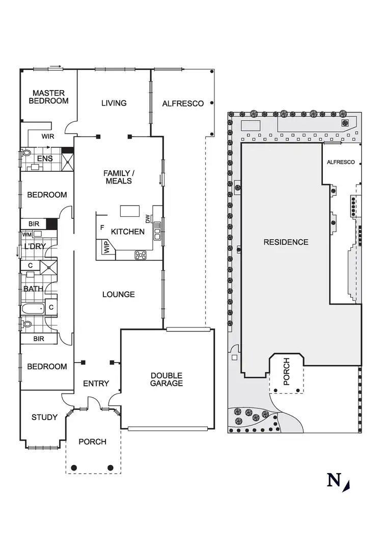 Floorplan of Homely house listing, 8 Peterborough Drive, Doreen VIC 3754