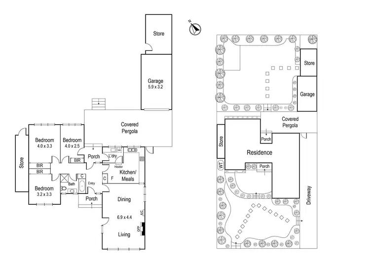 Floorplan of Homely house listing, 24 Flora Grove, Ivanhoe East VIC 3079