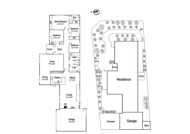 Floorplan of Homely house listing, 59 Berkeley Avenue, Heidelberg VIC 3084