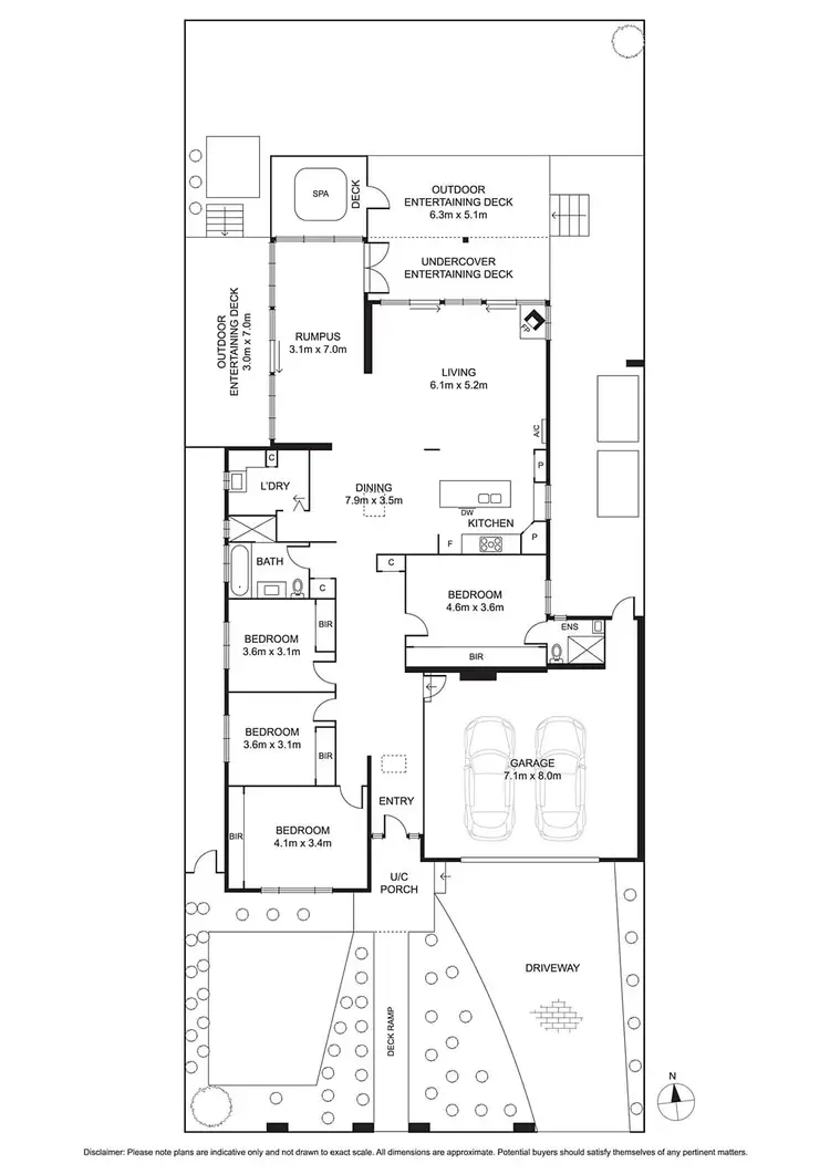 Floorplan of Homely house listing, 11 Greenview Court, Bentleigh East VIC 3165