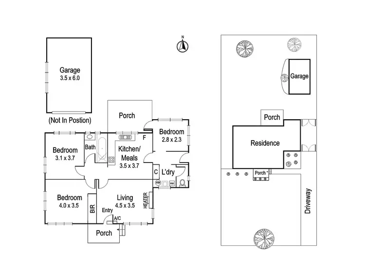 Floorplan of Homely house listing, 44 Swanston Street, Heidelberg Heights VIC 3081