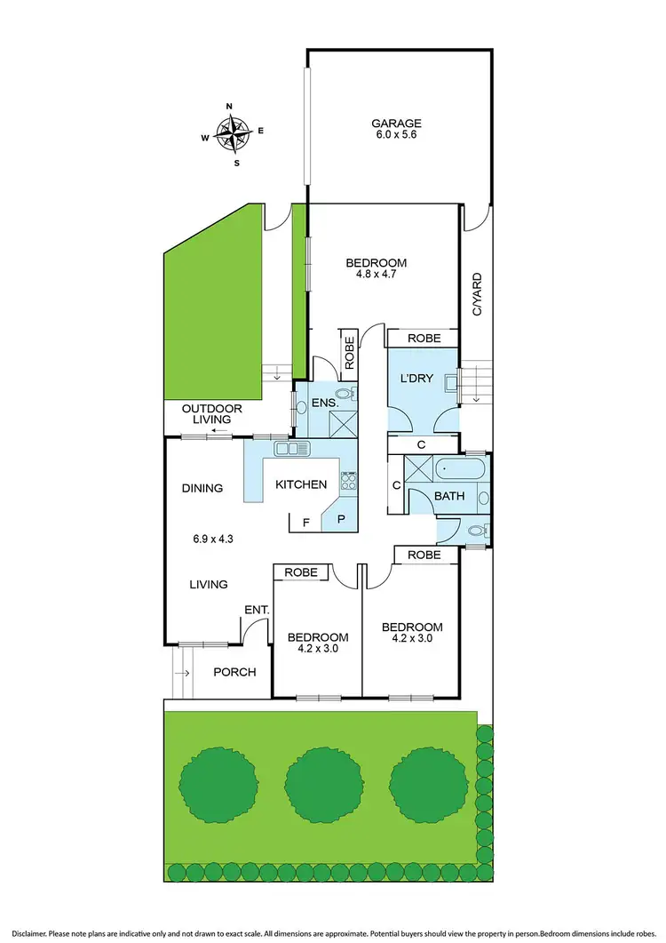 Floorplan of Homely unit listing, 1/4 Josephine Grove, Preston VIC 3072