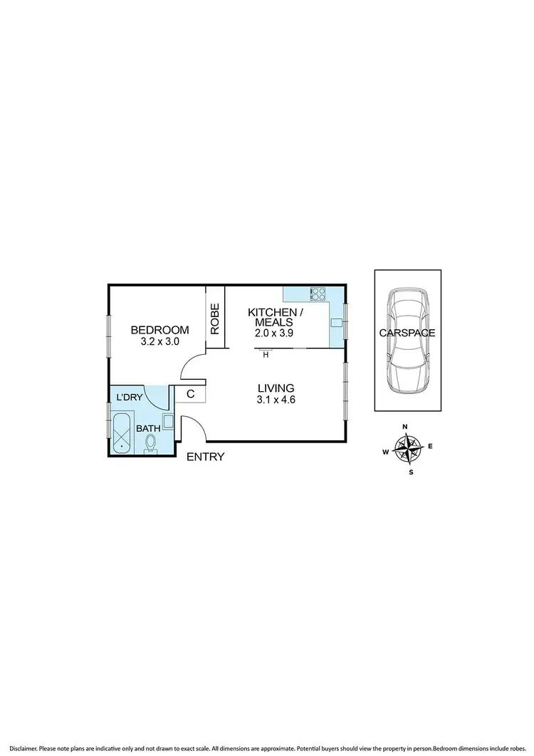 Floorplan of Homely apartment listing, 8/22 Westgarth Street, Northcote VIC 3070