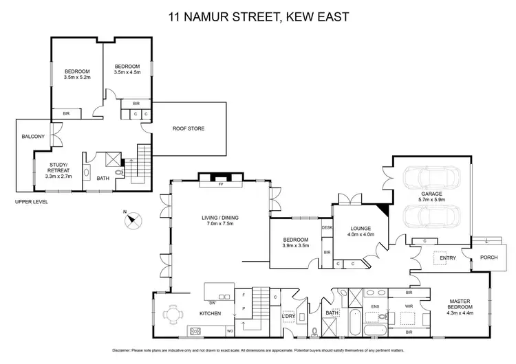 Floorplan of Homely house listing, 11 Namur Street, Kew East VIC 3102