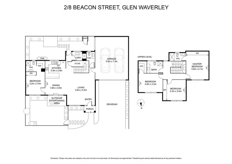 Floorplan of Homely house listing, 2/8 Beacon Street, Glen Waverley VIC 3150