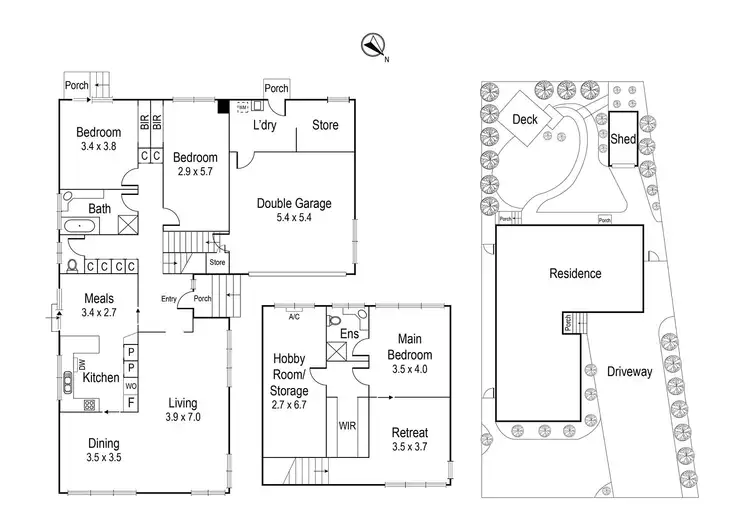 Floorplan of Homely house listing, 28 Stanton Crescent, Rosanna VIC 3084