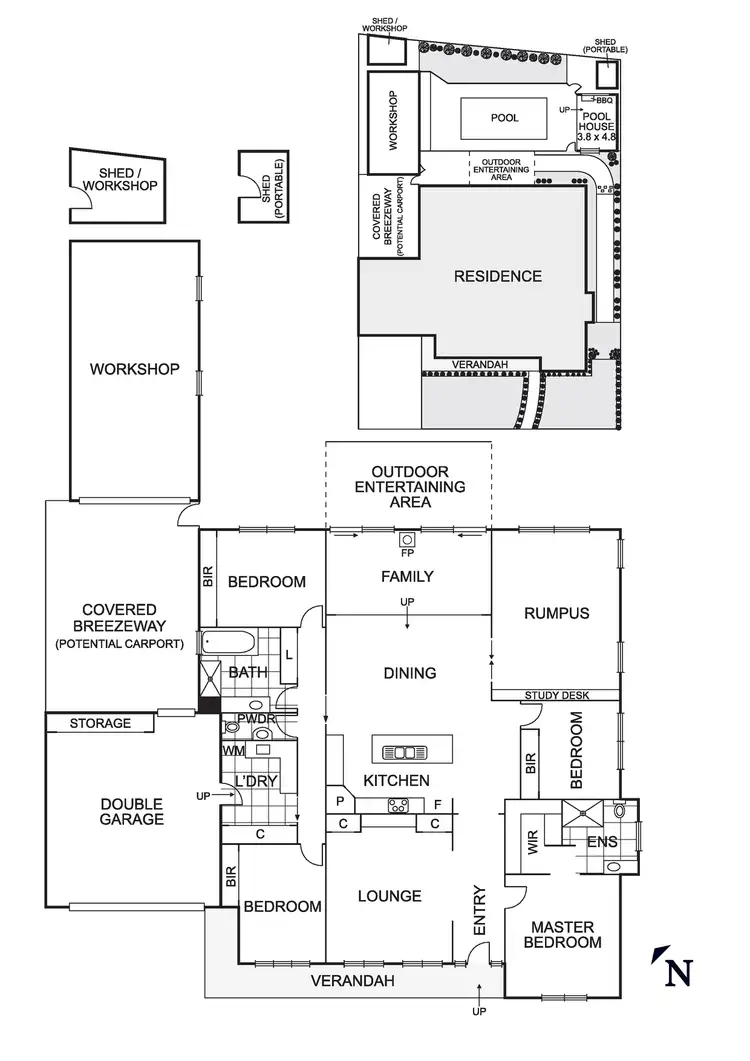 Floorplan of Homely house listing, 6 Lakeland Drive, Doreen VIC 3754