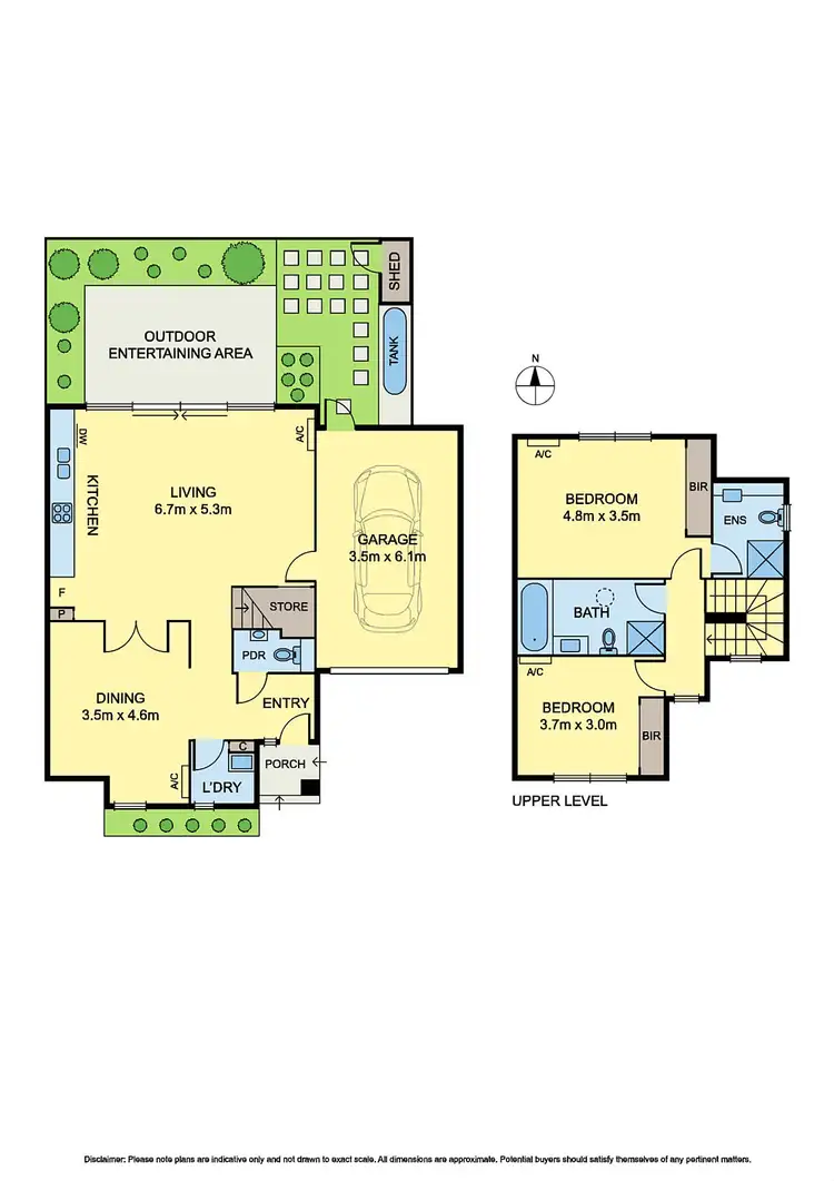 Floorplan of Homely townhouse listing, 3/6 La Frank Street, Burwood VIC 3125