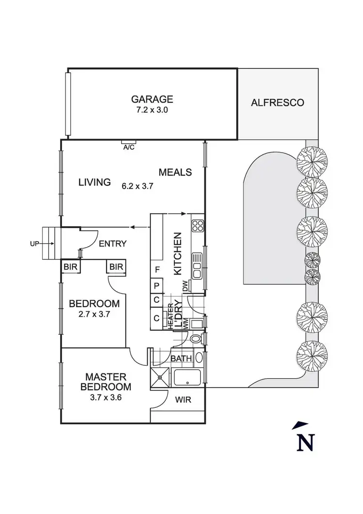 Floorplan of Homely unit listing, 7/18 Lernes Street, Forest Hill VIC 3131