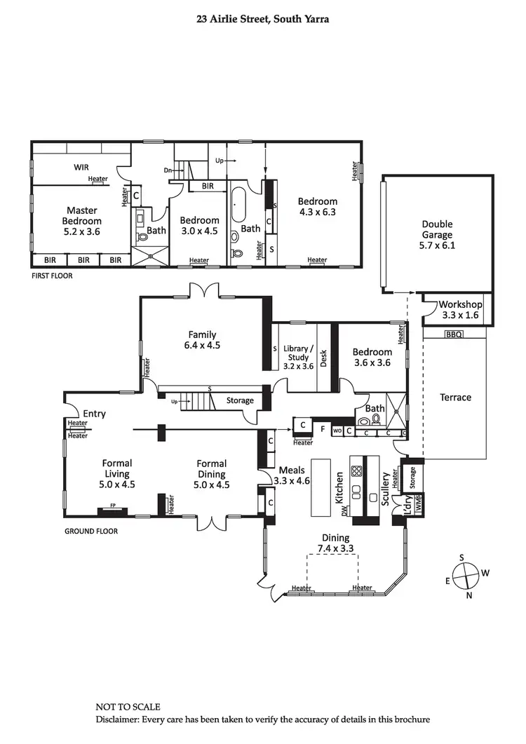 Floorplan of Homely house listing, 23 Airlie Street, South Yarra VIC 3141