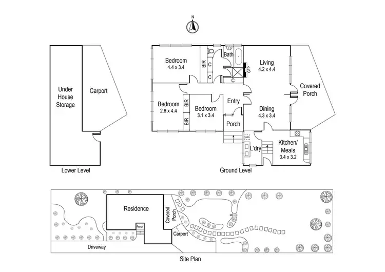 Floorplan of Homely house listing, 86 Grandview Grove, Rosanna VIC 3084