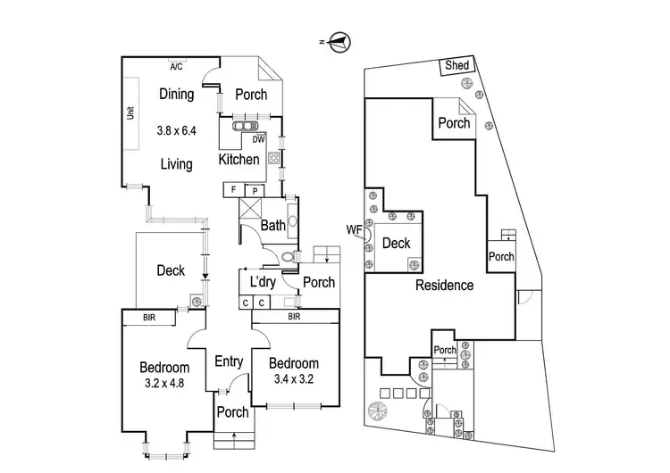 Floorplan of Homely house listing, 51 Como Street, Alphington VIC 3078