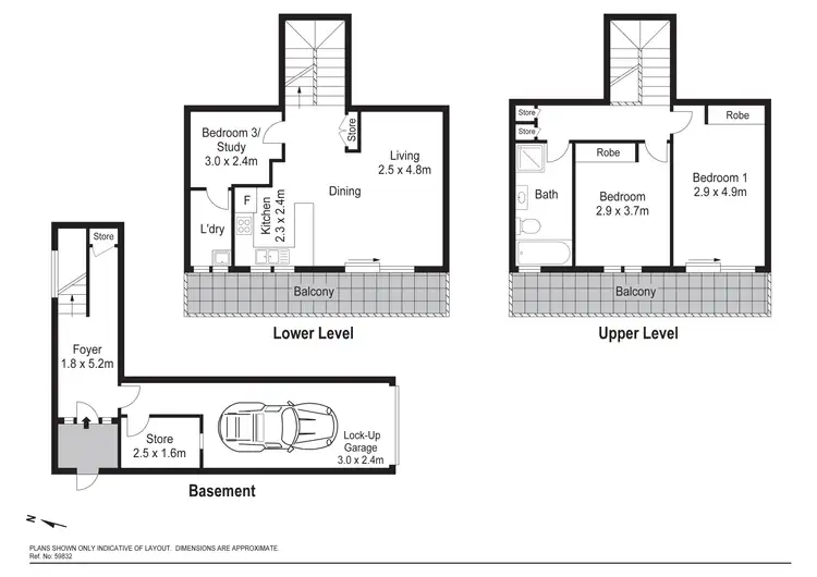 Floorplan of Homely unit listing, 1/40-44 Denman  Avenue, Wiley Park NSW 2195
