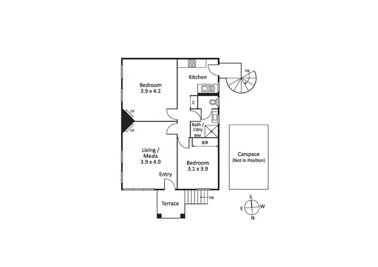 Floorplan of Homely apartment listing, 2/17-25 Charnwood Crescent, St Kilda VIC 3182