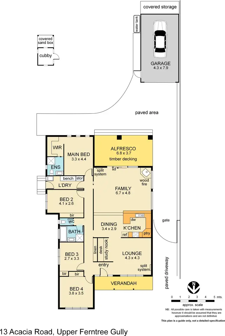 Floorplan of Homely house listing, 13 Acacia Road, Upper Ferntree Gully VIC 3156
