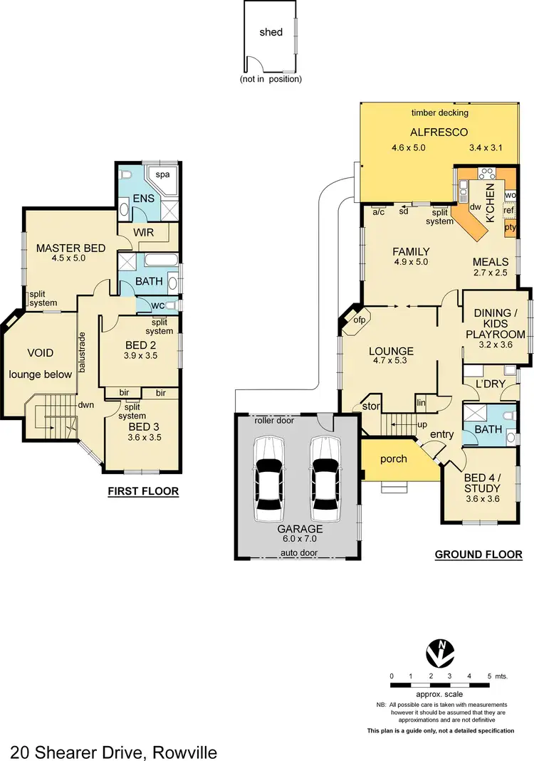 Floorplan of Homely house listing, 20 Shearer Drive, Rowville VIC 3178