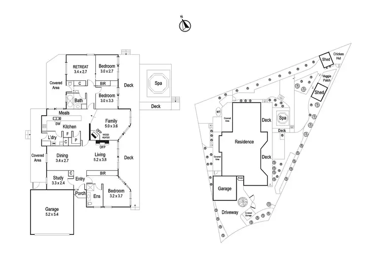 Floorplan of Homely house listing, 22 Wendover Place, Yallambie VIC 3085