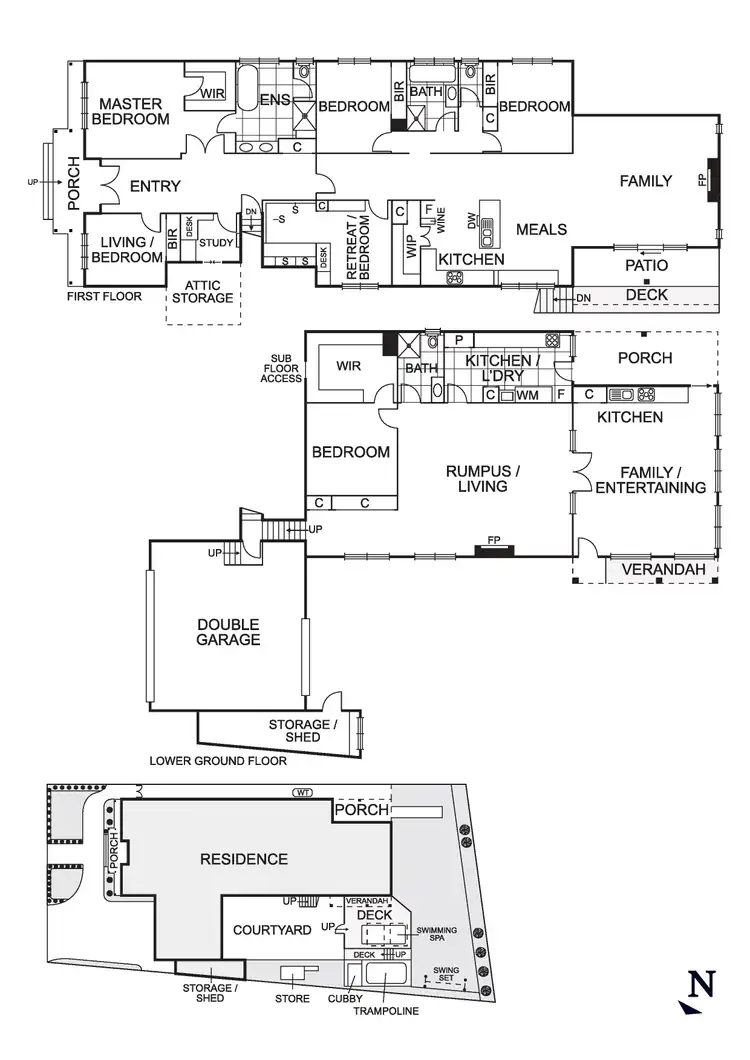 Floorplan of Homely house listing, 89 Brookwood Avenue, Doreen VIC 3754