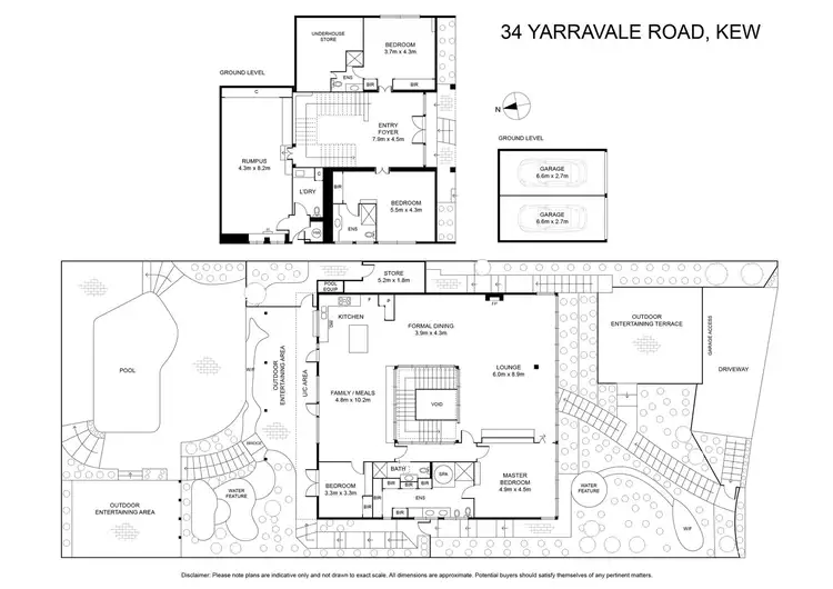 Floorplan of Homely house listing, 34 Yarravale Road, Kew VIC 3101