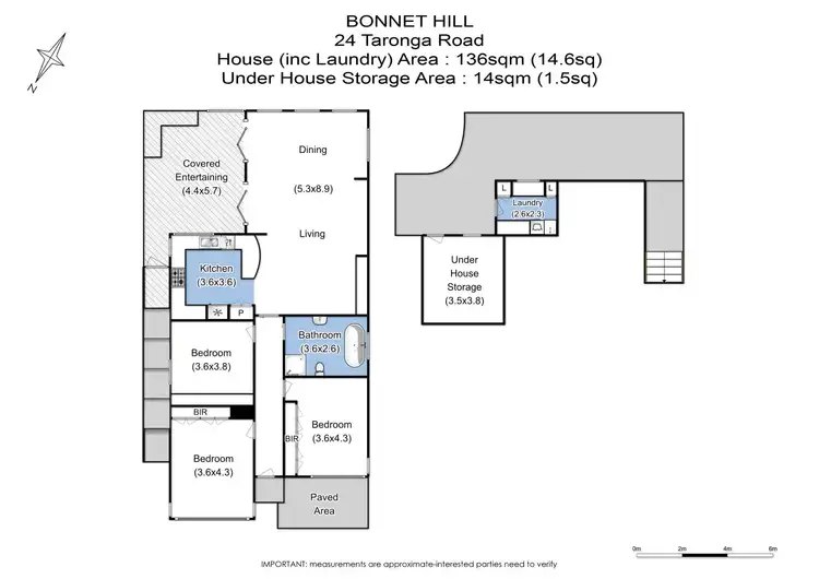 Floorplan of Homely house listing, 24 Taronga Road, Bonnet Hill TAS 7053