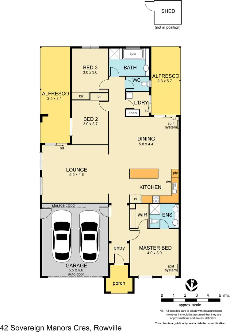 Floorplan of Homely townhouse listing, 42 Sovereign Manors Crescent, Rowville VIC 3178