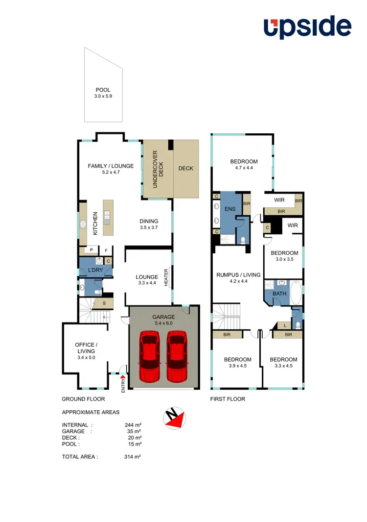 Floorplan of Homely house listing, 4 Wetland Drive, Patterson Lakes VIC 3197