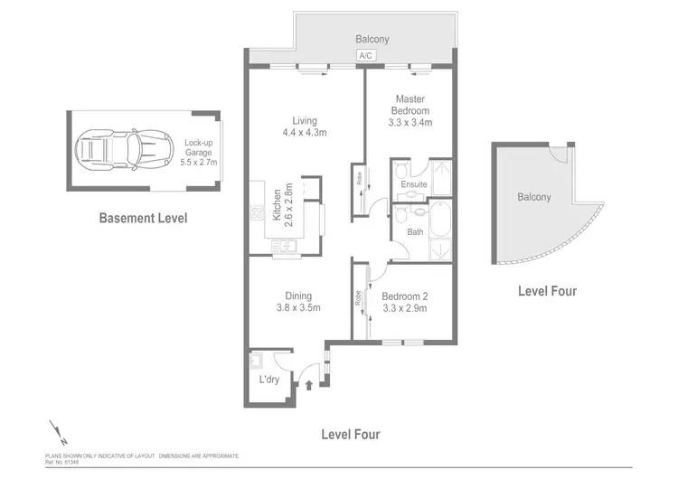 Floorplan of Homely unit listing, 15/38-40 Premier Street, Kogarah NSW 2217