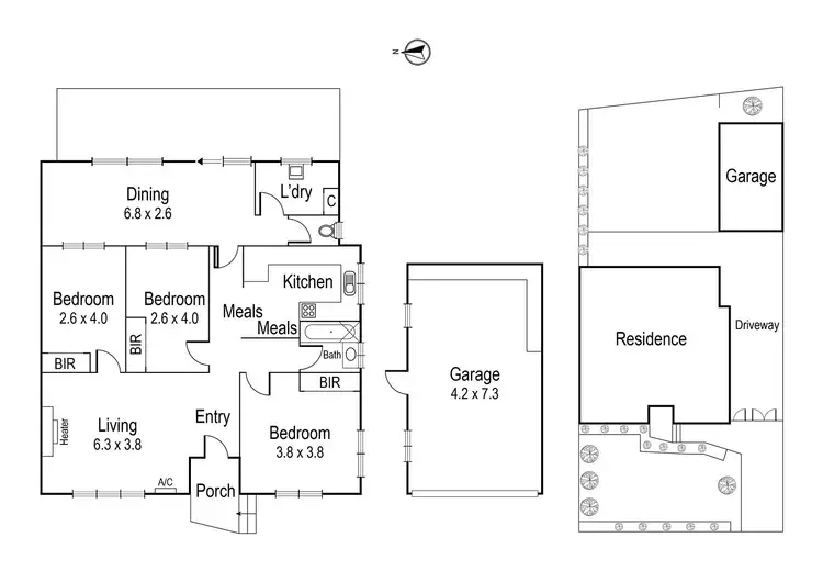 Floorplan of Homely house listing, 96 Alamein Road, Heidelberg West VIC 3081
