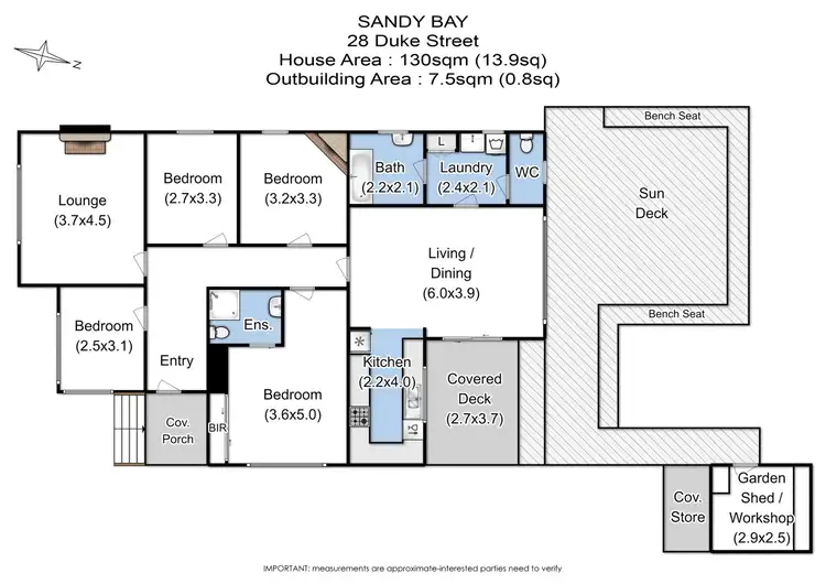 Floorplan of Homely house listing, 28 Duke Street, Sandy Bay TAS 7005