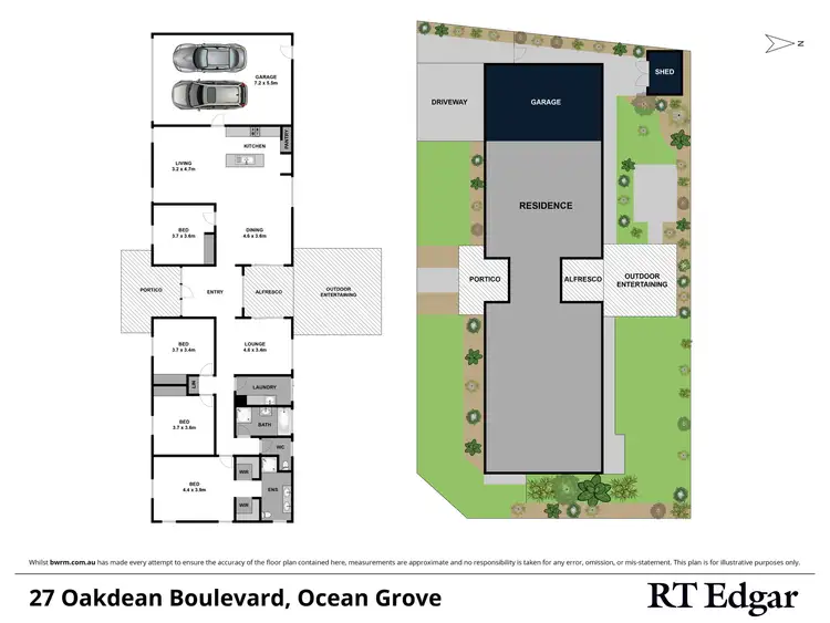 Floorplan of Homely house listing, 27 - 29 Oakdean Boulevard, Ocean Grove VIC 3226