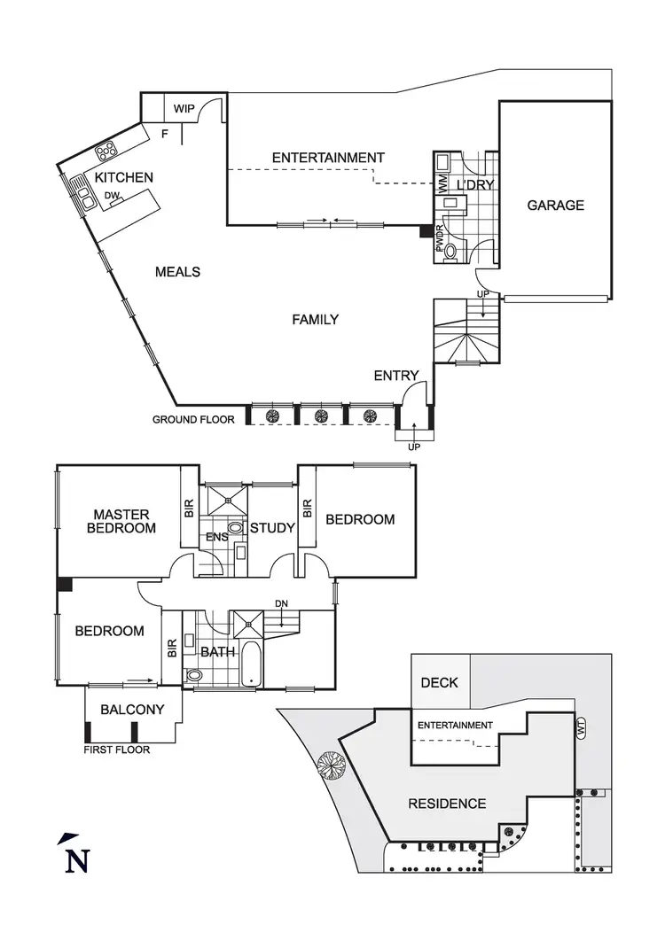 Floorplan of Homely house listing, 1 Nash Grove, Doreen VIC 3754