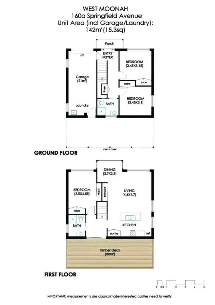 Floorplan of Homely townhouse listing, 1/160A Springfield Avenue, West Moonah TAS 7009