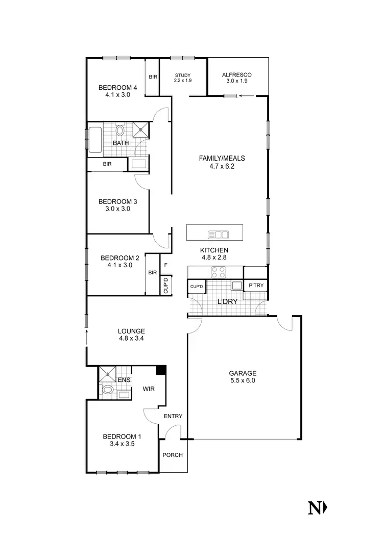 Floorplan of Homely house listing, 29 Ambrosia Way, Beveridge VIC 3753