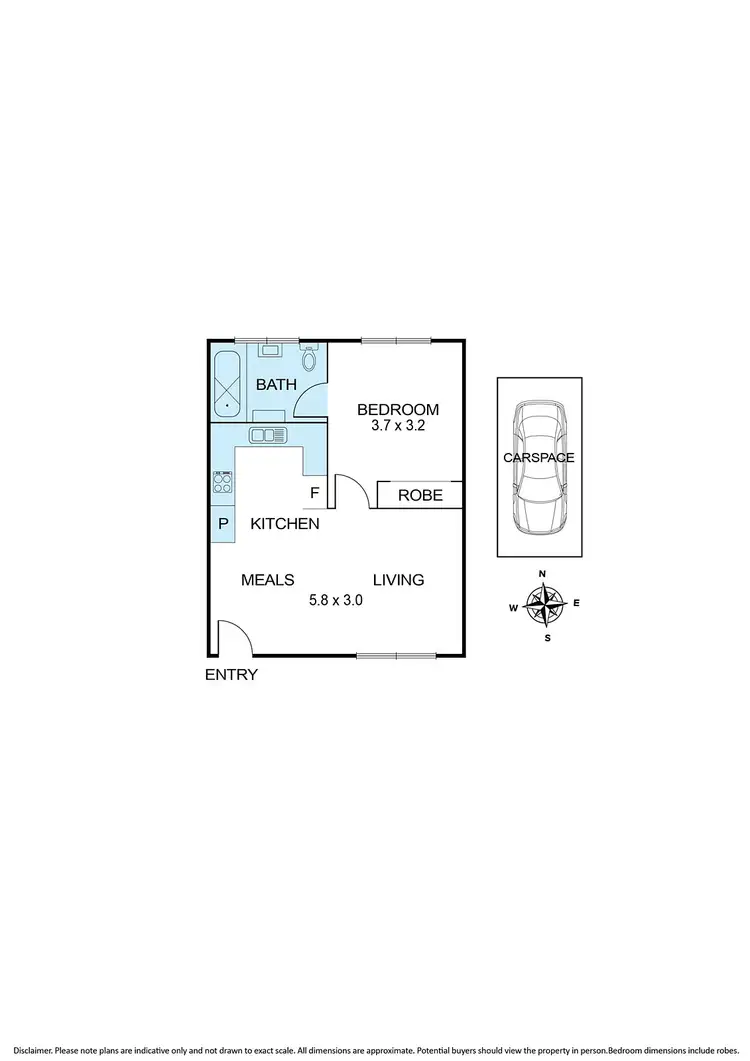 Floorplan of Homely apartment listing, 2/238 Arthur Street, Fairfield VIC 3078