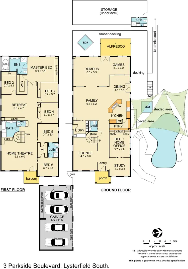 Floorplan of Homely house listing, 3 Parkside Boulevard, Lysterfield South VIC 3156