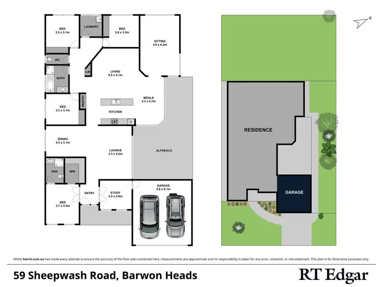 Floorplan of Homely house listing, 59 Sheepwash Road, Barwon Heads VIC 3227