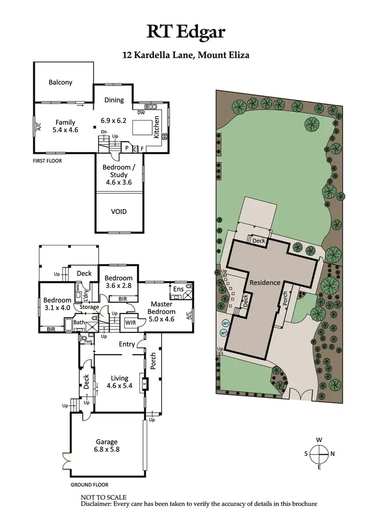 Floorplan of Homely house listing, 12 Kardella Lane, Mount Eliza VIC 3930